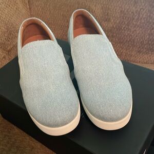 ATM Anthony Thomas Melilla slip on denim shoes with dust bags
